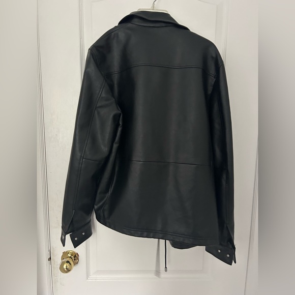 Black Leather Zara Coat🖤 - Picture 3 of 3